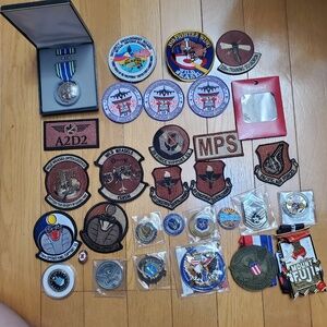 military challenge coins, morale patches, achievement medals, and more